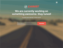Tablet Screenshot of gainist.com